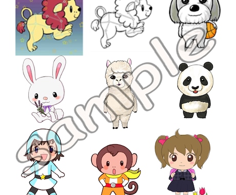 かわいいイラスト描きます イメージ1