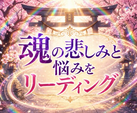 魂の悲しみと悩みをリーディングします 理由のない苦しみをやさしく紐解きます イメージ1
