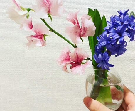 一輪挿しを上手に生けるコツお伝えします 〜可愛く♡センスよく♡オシャレに〜 イメージ1