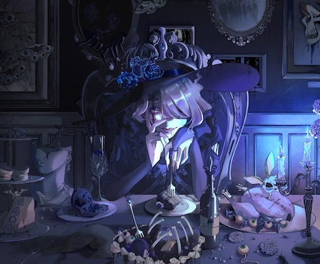 透明感溢れるキャラクターイラストを制作いたします 繊細な光と色彩で、心に残る美しさを。 イメージ2