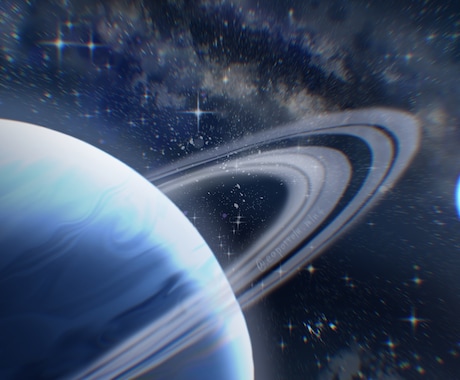 宇宙やその他背景、景色、キャラクターも描けます イメージ1
