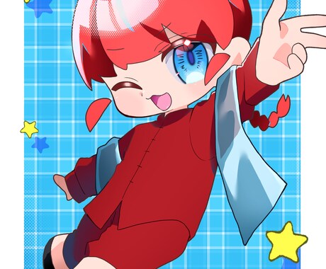 納期3日〜1週間！ビビットなイラスト制作承ります 目を引くイラスト承ります！原色パッキリ！ビビットなイラスト！ イメージ1