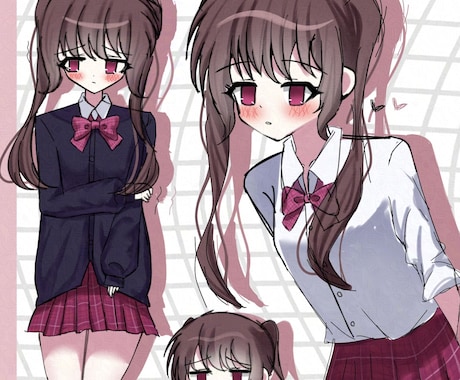 かわいい平成風イラストお描きします あなただけの特別な1枚をお描きします♡ イメージ1
