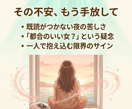 彼の沈黙の理由を霊感タロットで、本気度を伝えます 今だけ公開。彼が言葉にできない「あなたへの渇望」を魂から解読 イメージ2