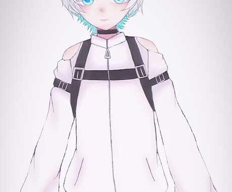 SNS等に使うアイコンを制作します バストアップのアイコンを作成します。 イメージ2