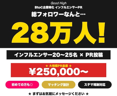 Z世代特化インフルPR20～25名で代行します Premiumプラン/Z世代EC運営者が大規模PRを設計 イメージ1