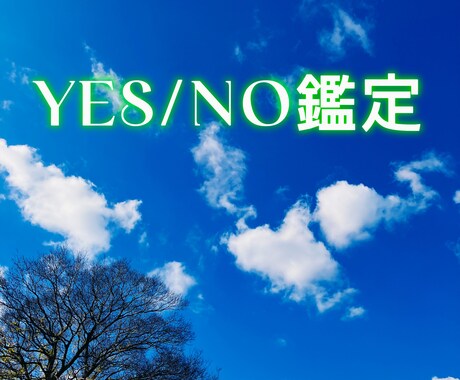 YES or NO鑑定します 霊視で今の不安や知りたい事、YES か NO でお答えします イメージ1