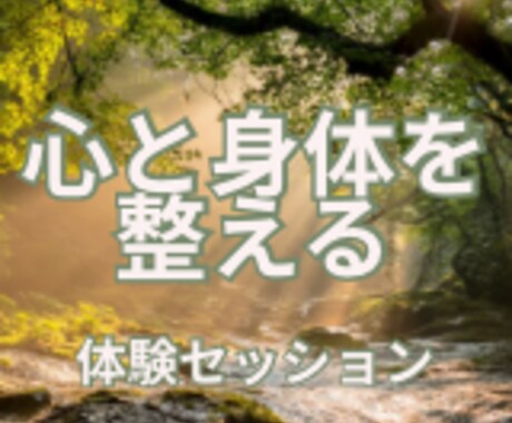 繊細な心と体を整えるセルフケア体験セッションします ☆感情リセット×自律神経サポート☆心と体をやさしく整える時間 イメージ1