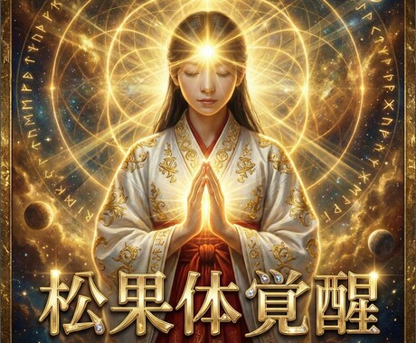 光の松果体覚醒　潜在能力と直感力の開花へ導きます 松果体を覚醒し、眠っていた魂の力を今ここに。 イメージ1