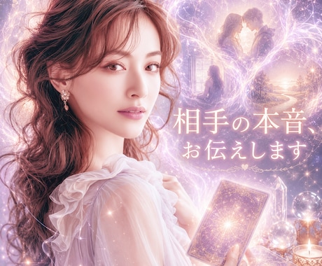 相手の本音が知りたい！深層心理を読み解きます ✨恋愛専門鑑定✨不安／孤独感／期待／未来へのメッセージ イメージ1
