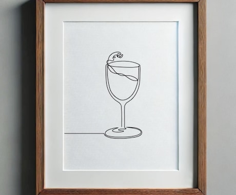 洗練された一筆書きのイラストを制作します ロゴや似顔絵、広告用に便利なデザインです！ イメージ2