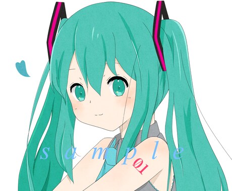 等身大キャラのSNSアイコンを描きます 10月中限定価格・柔らかい雰囲気のキャラクターが好きな方へ イメージ1
