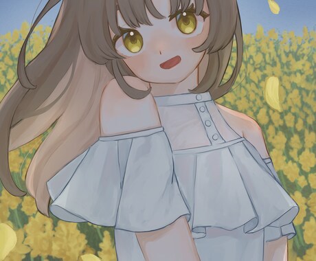 最短1日！かわいいイラスト描きます オリジナル曲や歌ってみたのサムネイル、壁紙や立ち絵にも！ イメージ1