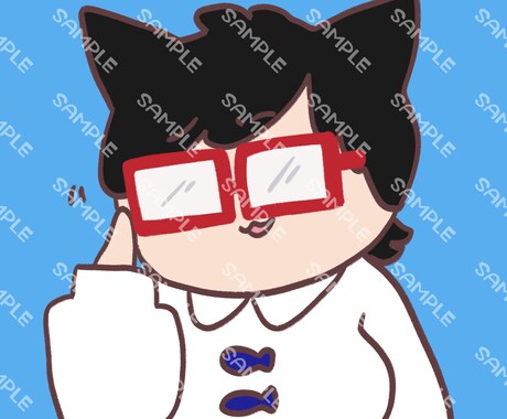 ふにゃもちしたSNS用アイコンを描きます ふにゃ！もち！みるたびに癒されるアイコンをあなたに♡ イメージ2