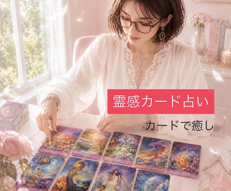 お仕事、家庭、恋愛などのお悩みお聞きします ！カードから、あなたに今必要なメッセージを伝えます。 イメージ1