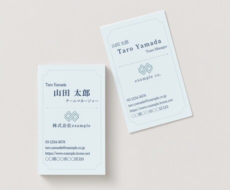 Canvaで編集！モダン名刺テンプレート提供します 誰でもすぐ作れる！ビジネスに信頼感を+ 洗練デザインの名刺 イメージ2