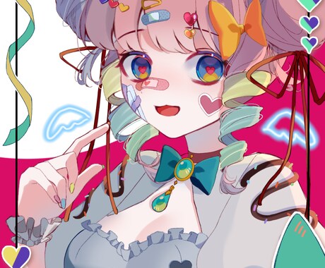 可愛いイラスト〜ダークなものまで！イラスト描きます 幅広い雰囲気のイラストに対応します！ イメージ1