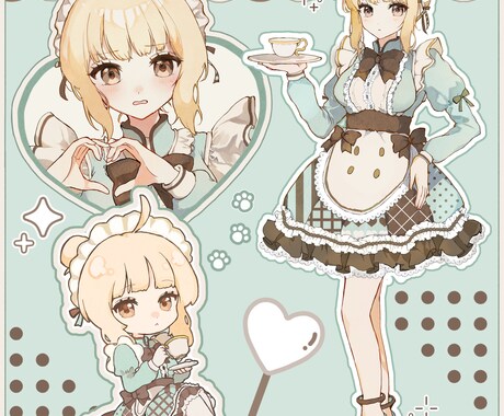 一目で目を引く！ふわふわした可愛いアイコン描きます 最短即日で仕上げます！納期要相談！ イメージ1