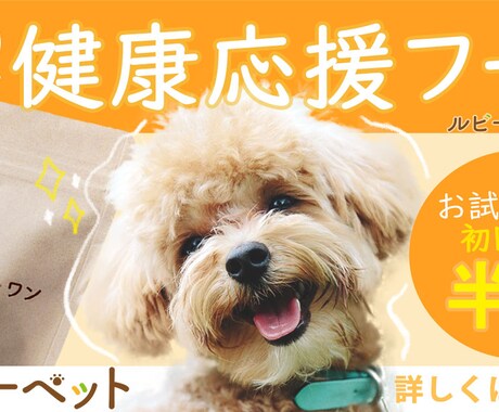 モニター価格でバナー制作いたします かわいくてポップなデザインデザイン得意です！ イメージ1