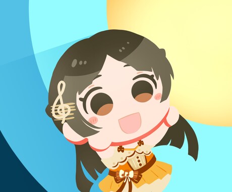 塊魂ゲーム配信用立ち絵を描きます あなたのキャラをドゥンドゥンにアレンジ！スピード納品可能◎ イメージ2