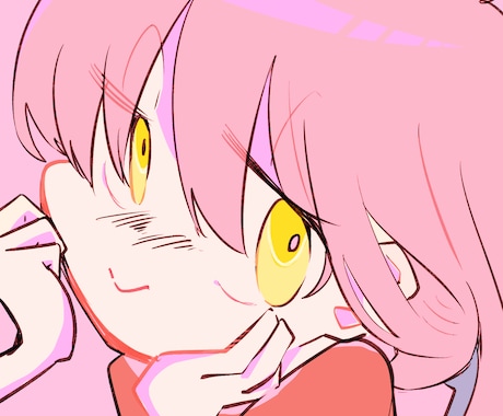 ポップな雰囲気のアイコン・イラストを作成します 個性派イラスト作成/キャラデザも最低ご料金内で承ります イメージ1