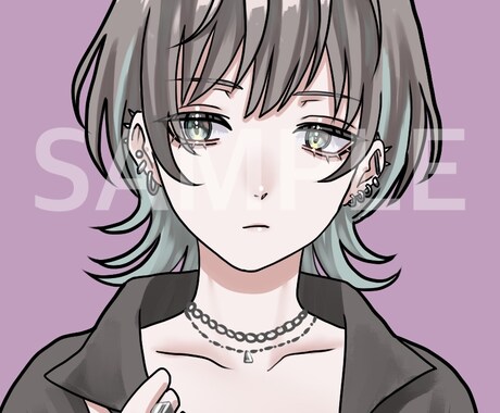 綺麗でかっこいいアイコン・似顔絵を描きます 初めてのご依頼でも安心サポート！修正回数無制限！ イメージ2