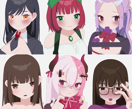 まるでアニメ❕可愛いイラストをお届けします X、YouTubeなど、様々な媒体でお使いいただけます！ イメージ2