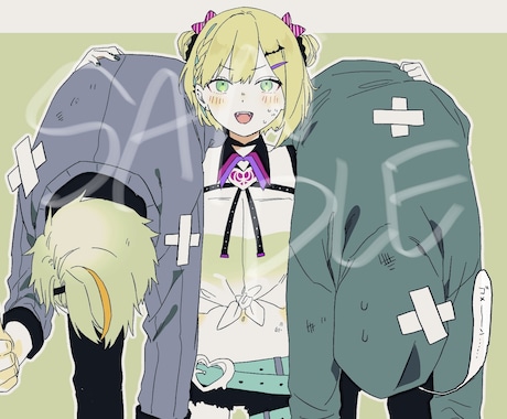 可愛い、ポップ、その他ご希望のイラスト全般描きます イメージ1