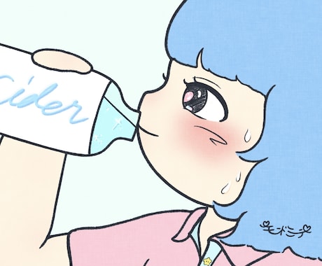 アホ毛が可愛い！！イラストや似顔絵お描きします 似顔絵のプレゼントやアイコンなどに！ イメージ2
