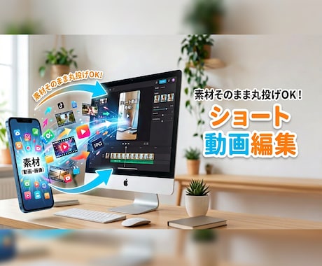 ショート・切り抜きどんな動画も編集します 趣味の動画から企業動画までお気軽にご相談ください！ イメージ1