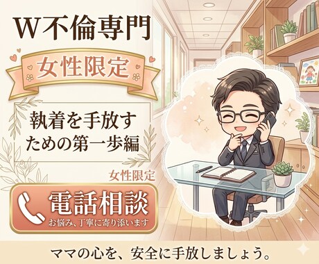 W不倫の引き際。執着を手放し前を向く対話をします やめたいのにやめられない。執着を手放すための第一歩。 イメージ1