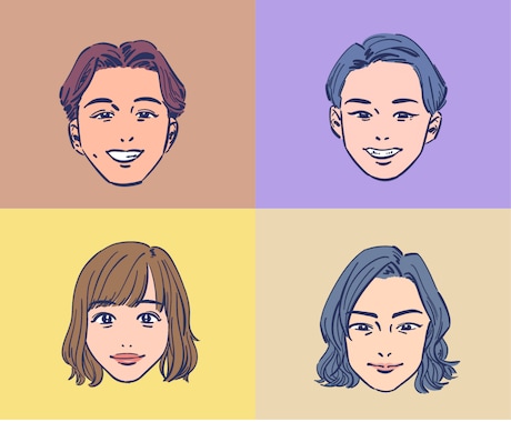 お写真からアメコミ風似顔絵イラストを制作します ハイクオリティなアイコンでビジネスにも好印象◎ イメージ2