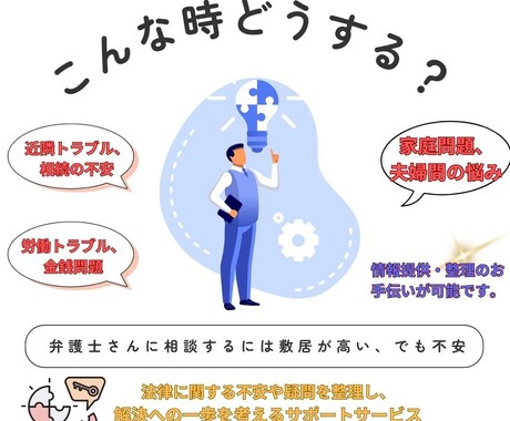 法律わからない人必見！丁寧な解説で不安を解消します 複雑な法律の疑問を解決！簡単なステップで理解できます イメージ1