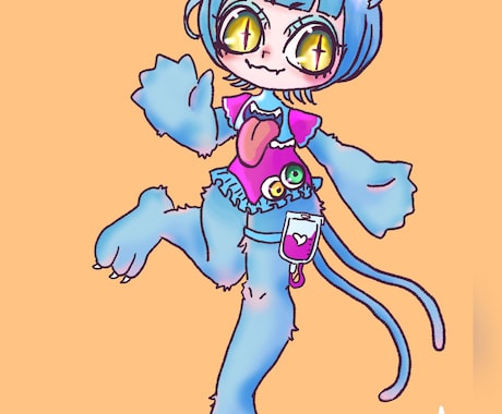 オリジナルキャラクターを描きます 立ち絵やアイコンなどにいかがでしょう。 イメージ1