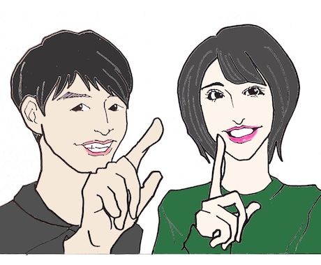 お写真をもとに似顔絵お描きします アイコンや名刺、プレゼントにどうぞ！ イメージ2