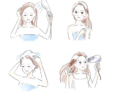 女性のイラスト描きます SNSアイコンや似顔絵などに◎ イメージ2