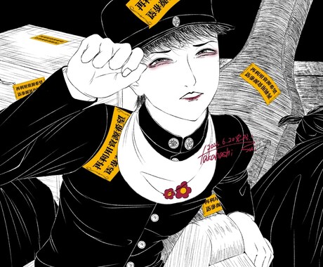 商用OK！耽美で個性的なイラストを制作いたします 小説の表紙・動画サムネなどで使える商用OKの耽美イラスト イメージ2