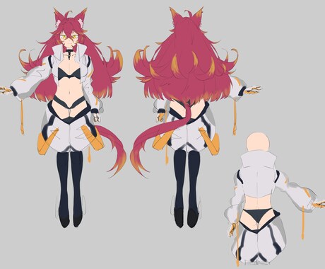 キャラクターイラスト描きます あなたの理想のキャラクターを実現します。 イメージ2