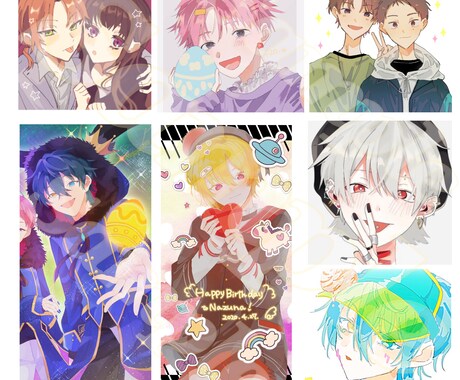 ご依頼大歓迎！要望通りの可愛いイラスト描きます ！アイコン・ヘッダー・ミニキャラなんでも！ イメージ2