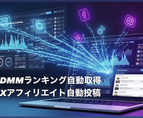 DMMランキング取得X自動投稿ツールます DMM人気商品を取得してXアフィリエイト投稿を自動化 イメージ1