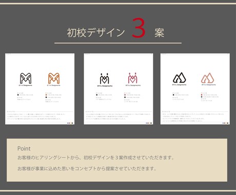 シンプルで想いの伝わるロゴを制作いたします 心をこめて 丁寧にご対応、作成いたします イメージ2