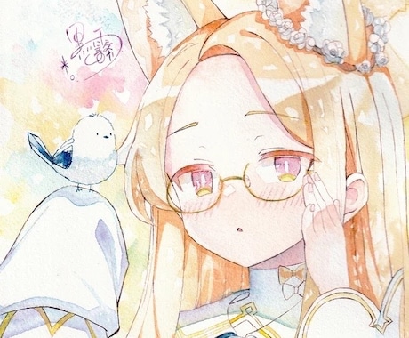 アナログイラスト色紙描きます 大好きなキャラクターや人物をあなたのそばに。 イメージ2