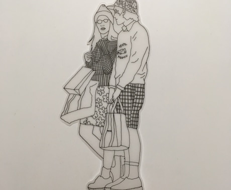 雑誌の挿絵のような絵を描きます ロゴ、オリジナルグッズ製作のためのイラスト描きます！ イメージ1