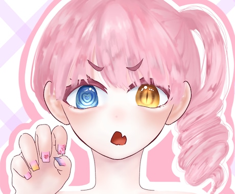可愛い女の子のイラスト描きます ご希望沢山教えてください！ただし、ココナラで会話。 イメージ2