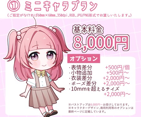 SNS発信やグッズに！ご希望のイラスト描きます 商用OK！立ち絵や一枚絵、グッズ用イラスト、漫画制作など！ イメージ2