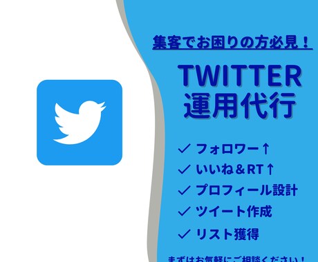 限定価格！30日間Twitter運用代行します 見込み客の集客、マネタイズ導線の構築をサポートします。 イメージ1