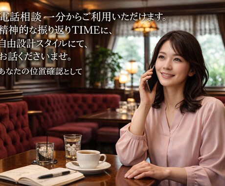 あなたのお話に一分から寄り添います 自分の人生を生きるあなたの自由な気軽なお話をしてください。 イメージ1