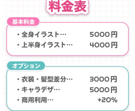 キャラクター立ち絵制作いたします ⭐️5月まで【お試し価格】で販売中！！ イメージ2