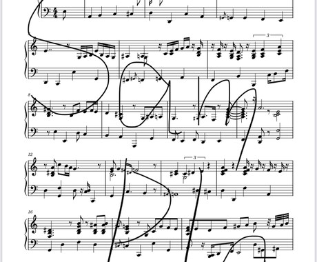 楽譜制作承ります 弾きたい曲があるけれど楽譜が無くてお困りの方へ イメージ2