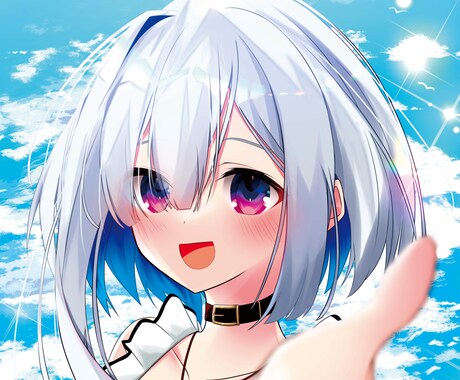 SNS用のイラストアイコン制作いたします 可愛い女の子系ならおまかせください イメージ2